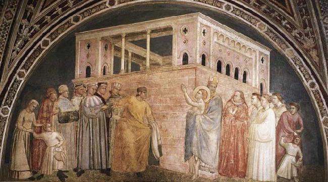 GIOTTO di Bondone Renunciation of Wordly Goods